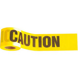 Barricade Tape 3"" x 1000' Yellow Caution