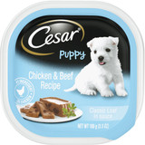 Cesar Classic Loaf Chicken & Beef Wet Puppy Food, 3.5 Oz. 798124