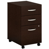 Bush Business Furniture Series C 3 Drawer Mobile File Cabinet WC12953