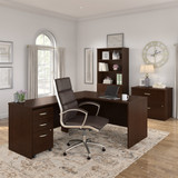 Bush Business Furniture Series C 36W 5 Shelf Bookcase in Mocha Cherry WC12914 B-WC12914