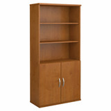 Bush Business Furniture Series C 36W 5 Shelf Bookcase with Doors SRC103NC