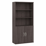 Bush Business Furniture Studio A Tall 5 Shelf Bookcase with Doors STA010SG