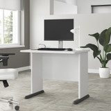 Bush Business Furniture Studio A 36W Small Computer Desk in White SDD136WH