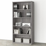 Bush Business Furniture Studio A Tall 5 Shelf Bookcase in Platinum Gray SDB7236PG-Z