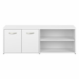 Bush Business Furniture Studio A Low Storage Cabinet with Doors and Shelves SDS160WH-Z B-SDS160WH-Z