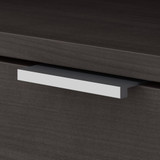 Bush Business Furniture Jamestown 5 Shelf Bookcase with Doors JTB136SG B-JTB136SG