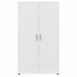 Bush Business Furniture Universal Tall Linen Cabinet with Doors and Shelves LNS136WH-Z B-LNS136WH-Z