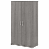 Bush Business Furniture Universal Tall Linen Cabinet with Doors and Shelves LNS136PG-Z