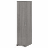 Bush Business Furniture Universal Narrow Linen Tower with Door and Shelves LNS116PG-Z