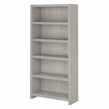 Office by kathy ireland® Echo 5 Shelf Bookcase in Gray Sand KI60204-03