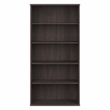 Bush Business Furniture Hybrid Tall 5 Shelf Bookcase in Storm Gray HYB136SG-Z B-HYB136SG-Z