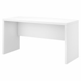 Office by kathy ireland® Echo 60W Bow Front Desk in Pure White KI60105-03