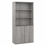 Bush Business Furniture Hybrid Tall 5 Shelf Bookcase with Doors HYB024PG