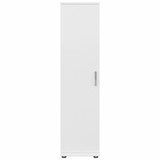 Bush Business Furniture Universal Narrow Garage Storage Cabinet with Door and Shelves GAS116WH-Z B-GAS116WH-Z