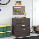 Bush Business Furniture Universal Garage Storage Cabinet with Drawers in Storm Gray GAS328SG-Z