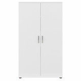 Bush Business Furniture Universal Tall Garage Storage Cabinet with Doors and Shelves GAS136WH-Z B-GAS136WH-Z