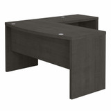 Office by kathy ireland® Echo L Shaped Bow Front Desk in Charcoal Maple ECH025CM