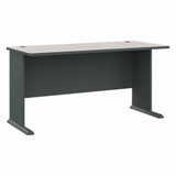 Bush Business Furniture Series A 60W Desk in Slate and White Spectrum WC8460A