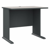 Bush Business Furniture Series A 36W Desk in Slate and White Spectrum WC8436A
