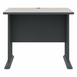Bush Business Furniture Series A 36W Desk in Slate and White Spectrum WC8436A B-WC8436A