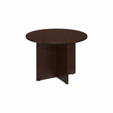 Bush Business Furniture 42W Round Conference Table with Wood Base 99TB42RMR