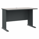 Bush Business Furniture Series A 48W Desk in Slate and White Spectrum WC8448A