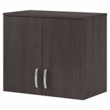 Bush Business Furniture Universal Closet Wall Cabinet with Doors and Shelves CLS428SG-Z