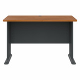 Bush Business Furniture Series A 48W Desk in Natural Cherry and Slate WC57448 B-WC57448