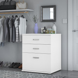 Bush Business Furniture Universal Closet Organizer with Drawers in White CLS328WH-Z