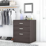 Bush Business Furniture Universal Closet Organizer with Drawers in Storm Gray CLS328SG-Z