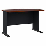 Bush Business Furniture Series A 48W Desk in Hansen Cherry and Galaxy WC90448A