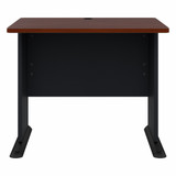 Bush Business Furniture Series A 36W Desk in Hansen Cherry and Galaxy WC90436A B-WC90436A