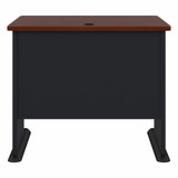 Bush Business Furniture Series A 36W Desk in Hansen Cherry and Galaxy WC90436A B-WC90436A