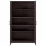 Bush Business Furniture Universal 92W 5 Piece Modular Storage Set with Floor and Wall Cabinets UNS003SG B-UNS003SG
