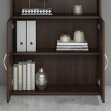 Bush Business Furniture Studio C Tall 5 Shelf Bookcase with Doors STC015BW B-STC015BW