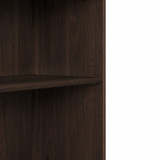 Bush Business Furniture Hybrid Small 2 Shelf Bookcase in Black Walnut HY3036BW-Z B-HY3036BW-Z