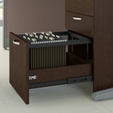 Bush Business Furniture Office in an Hour 65W x 33D Cubicle Workstation with Storage WC36892-03STGK B-WC36892-03STGK