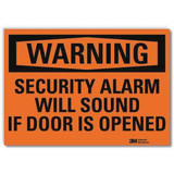 Lyle Security Sign,10x14in,Rflctive Sheeting U6-1219-RD_14X10