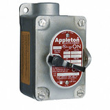 Appleton Electric Tumbler Switch,EDS Series,1 Gang,1-Pole EDS175-F1