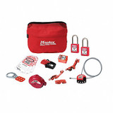 Master Lock Valve/Electrical Kit,Red,Cloth Case S1010VE410KA