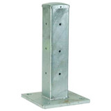 Sim Supply Guard Rail Post,Single High Corner,L 4In  5JEX5