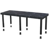 Structural Plastics Plastic Shlving,Open,Add-On,24"H,1 Shelf S6624A
