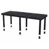 Structural Plastics Plastic Shlving,Open,Add-On,24"H,1 Shelf S6624A