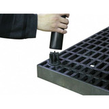 Structural Plastics Plastic Shlving,Open,Add-On,24"H,1 Shelf S6624A