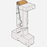 Simpson Strong-Tie 7/8 In. x 34-7/8 In. Anchor Bolt