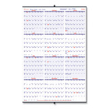 Brownline® CALENDAR,WALL,YEARLY,WH C172212