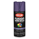 Krylon Spray Paint,Purple,Gloss,12 oz. K02719007