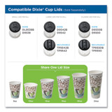 Dixie® Perfectouch Paper Hot Cups, 10 Oz, Coffee Haze Design, 25-pack 5310DX USS-DXE5310DXPK
