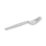 Dixie® Plastic Cutlery, Forks, Heavyweight, Clear, 1,000-carton FH017 USS-DXEFH017