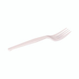 Dixie® Plastic Cutlery, Heavy Mediumweight Fork, 1,000 Carton FM207